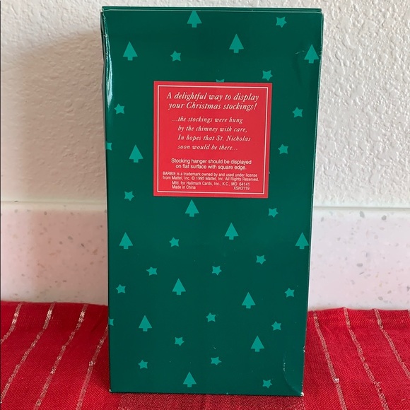 ‘95 Hallmark Happy Holidays Barbie Stocking Hanger - Picture 12 of 16